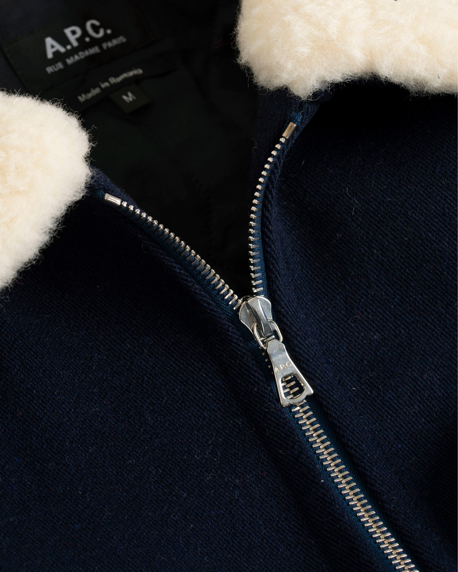 Herren | Jacken | A.P.C. | Blouson Bronze Jacket Marine