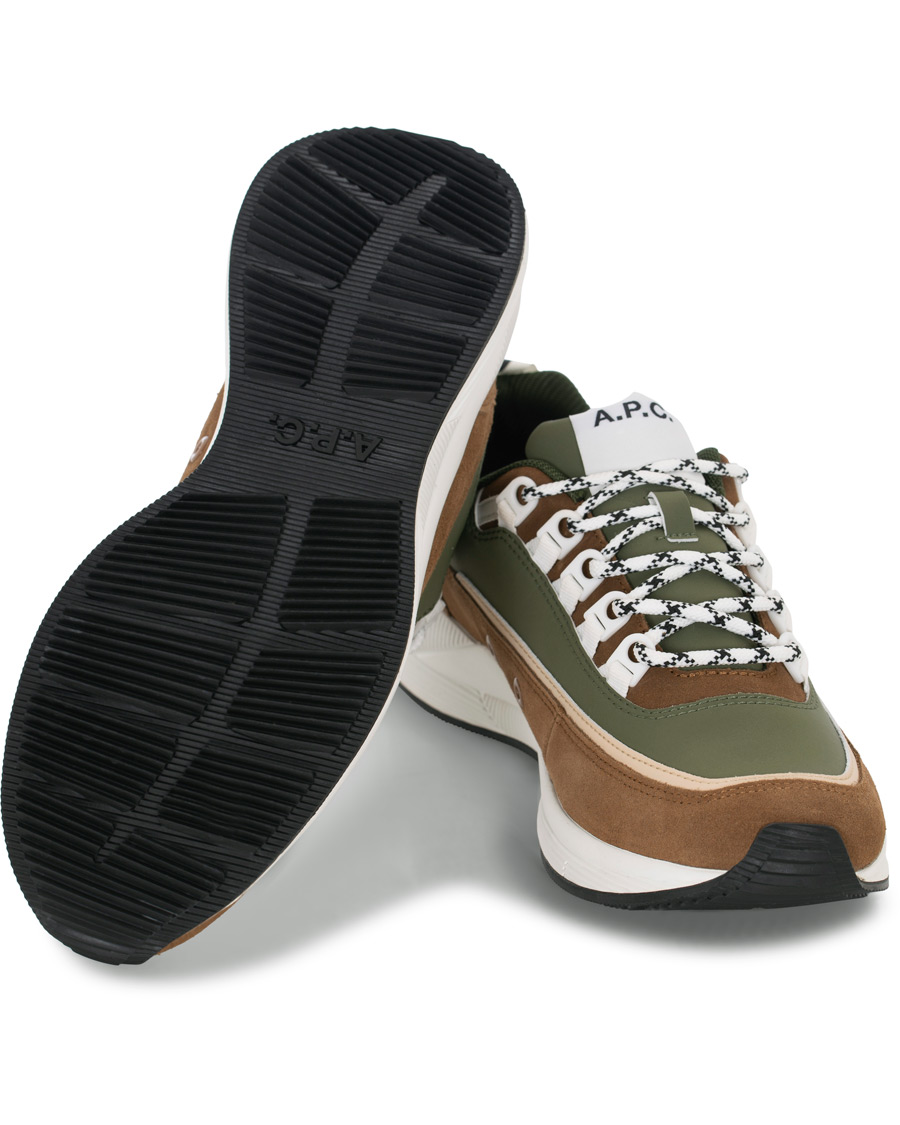Herren | A.P.C. Jay Sneaker Khaki Green | A.P.C. | Jay Sneaker Khaki Green