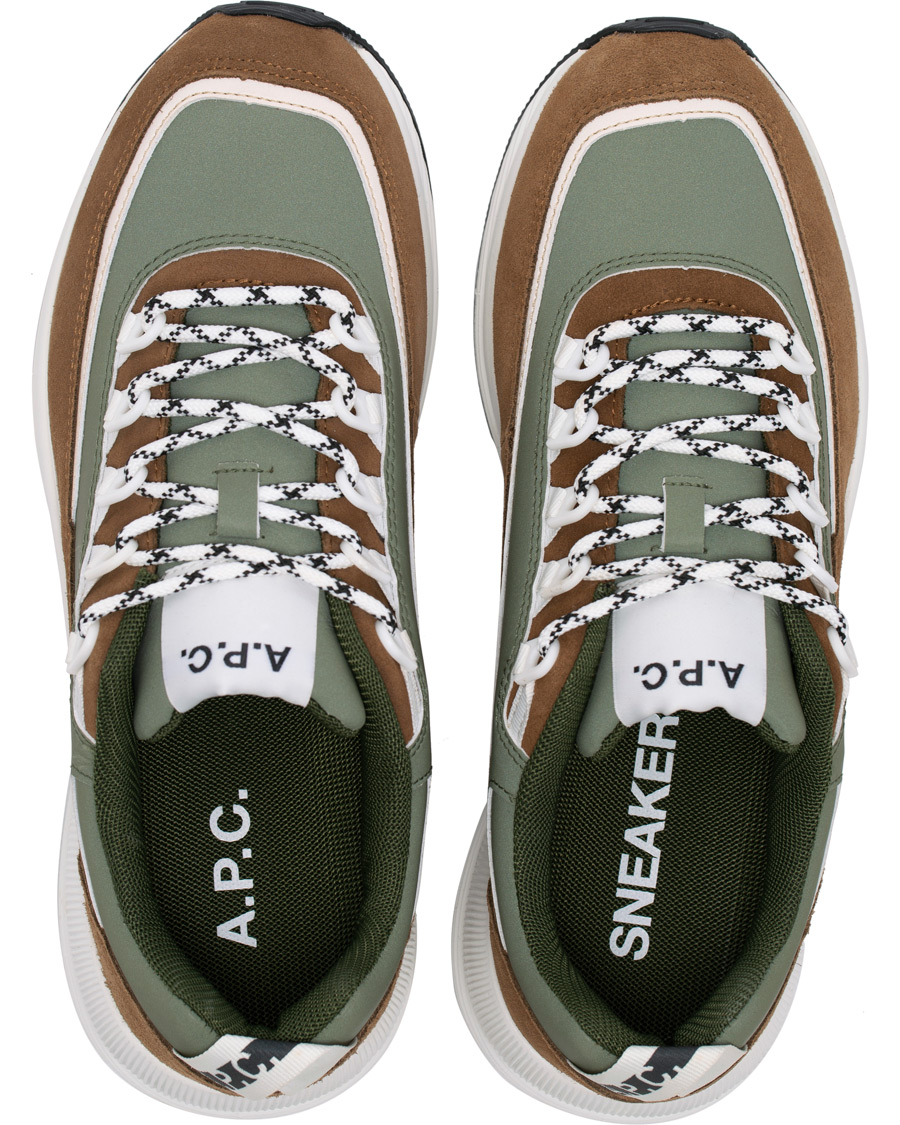 Herren | A.P.C. Jay Sneaker Khaki Green | A.P.C. | Jay Sneaker Khaki Green