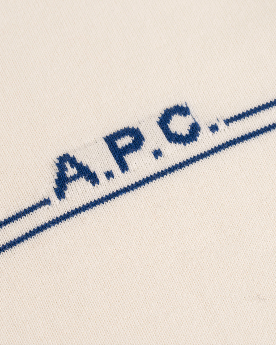 Herren | Pullover | A.P.C. | Eponyme H Crew Neck Ecru