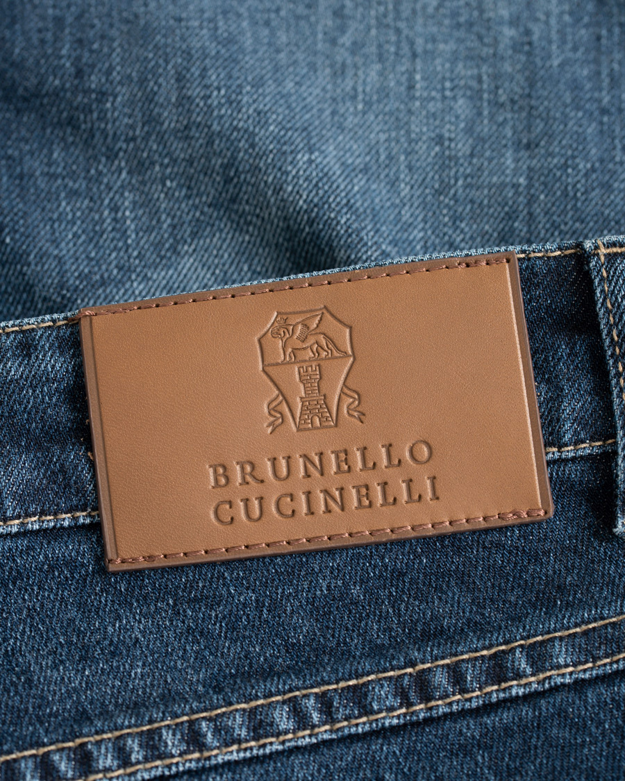Herren | Jeans | Brunello Cucinelli | Slim Fit 5-Pocket Jeans Indigo