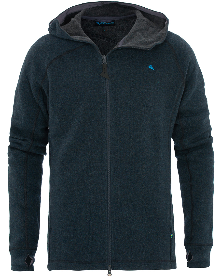 Herren | Pullover | Klättermusen | Balder Thermal Mid-Layer Hoodie Storm Blue