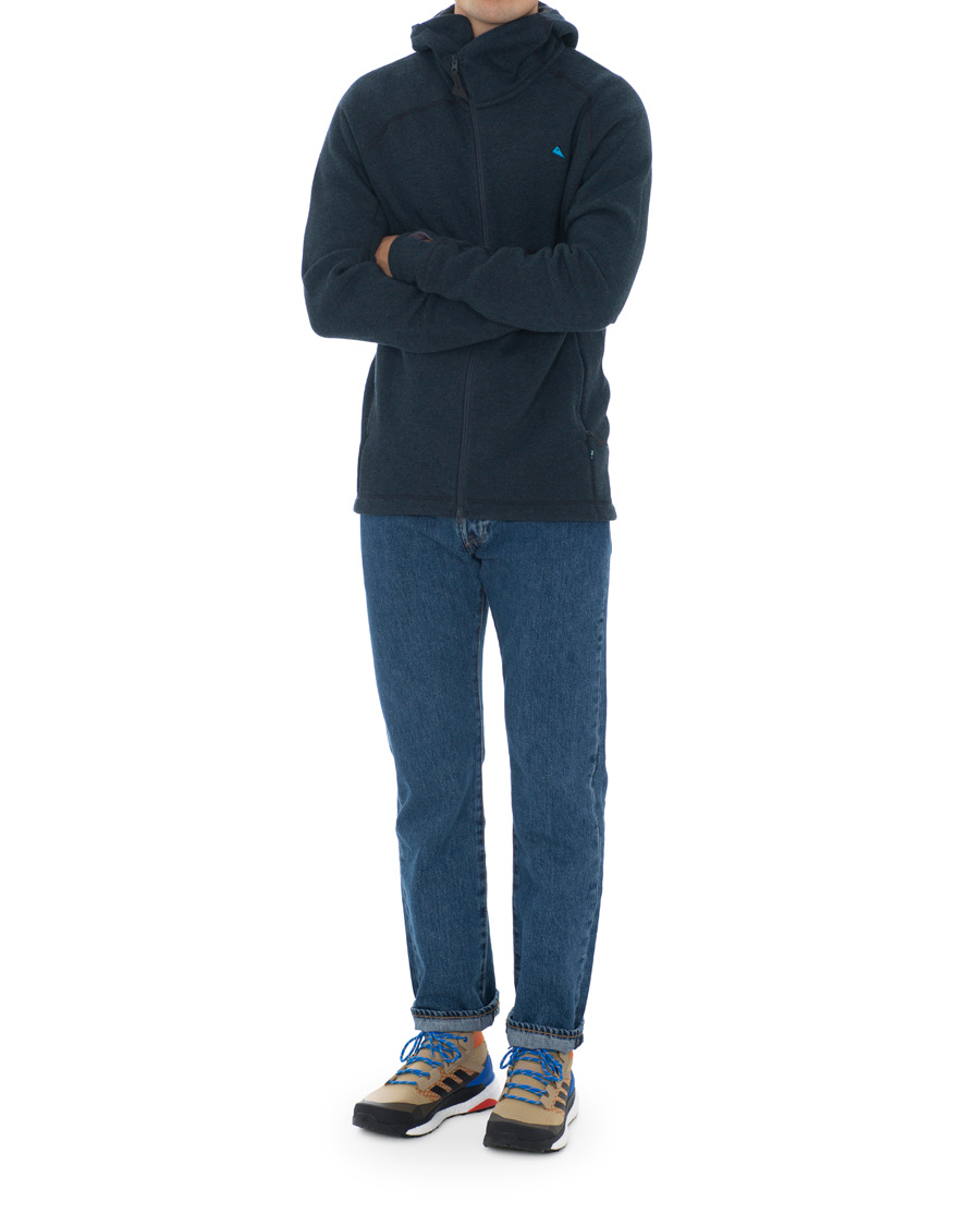 Herren | Pullover | Klättermusen | Balder Thermal Mid-Layer Hoodie Storm Blue