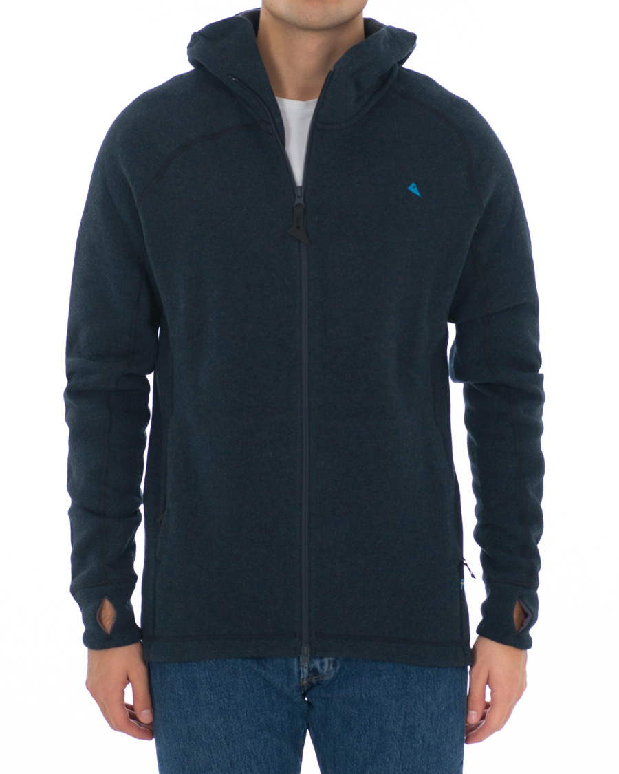 Herren | Pullover | Klättermusen | Balder Thermal Mid-Layer Hoodie Storm Blue