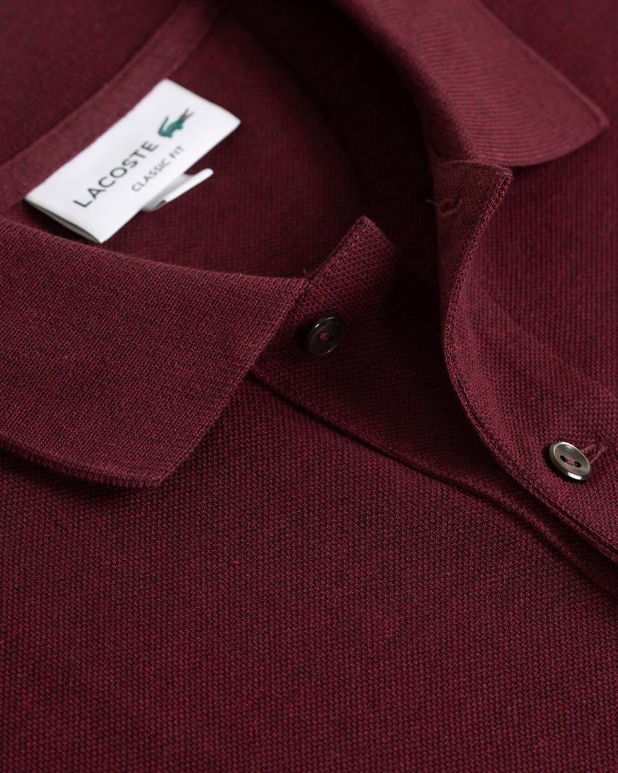 Herren | Poloshirts | Lacoste | Original Polo Melange Piké Vine Chine