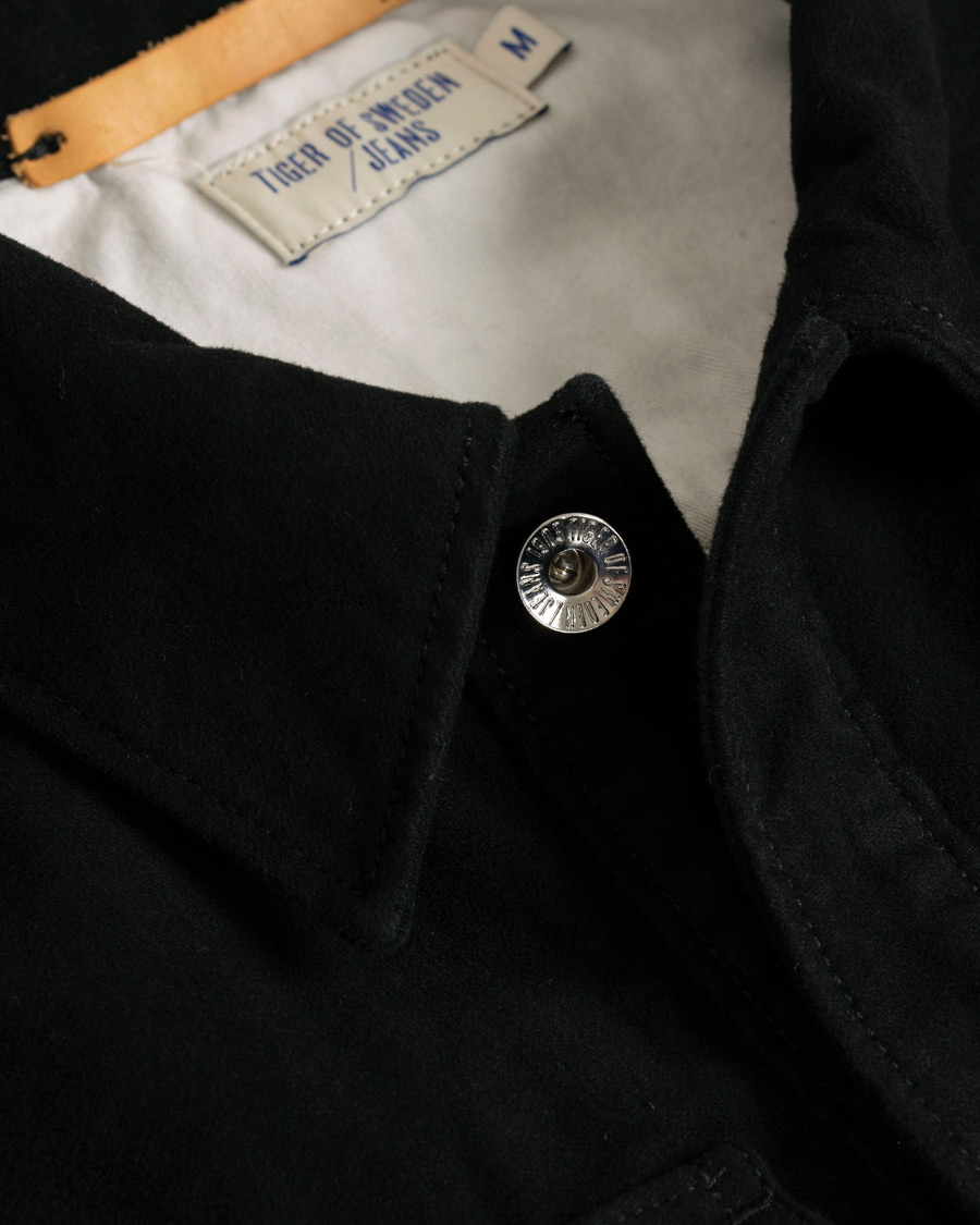 Herren | Jacken | Tiger of Sweden Jeans | Get Moleskin Denim Jacket Black
