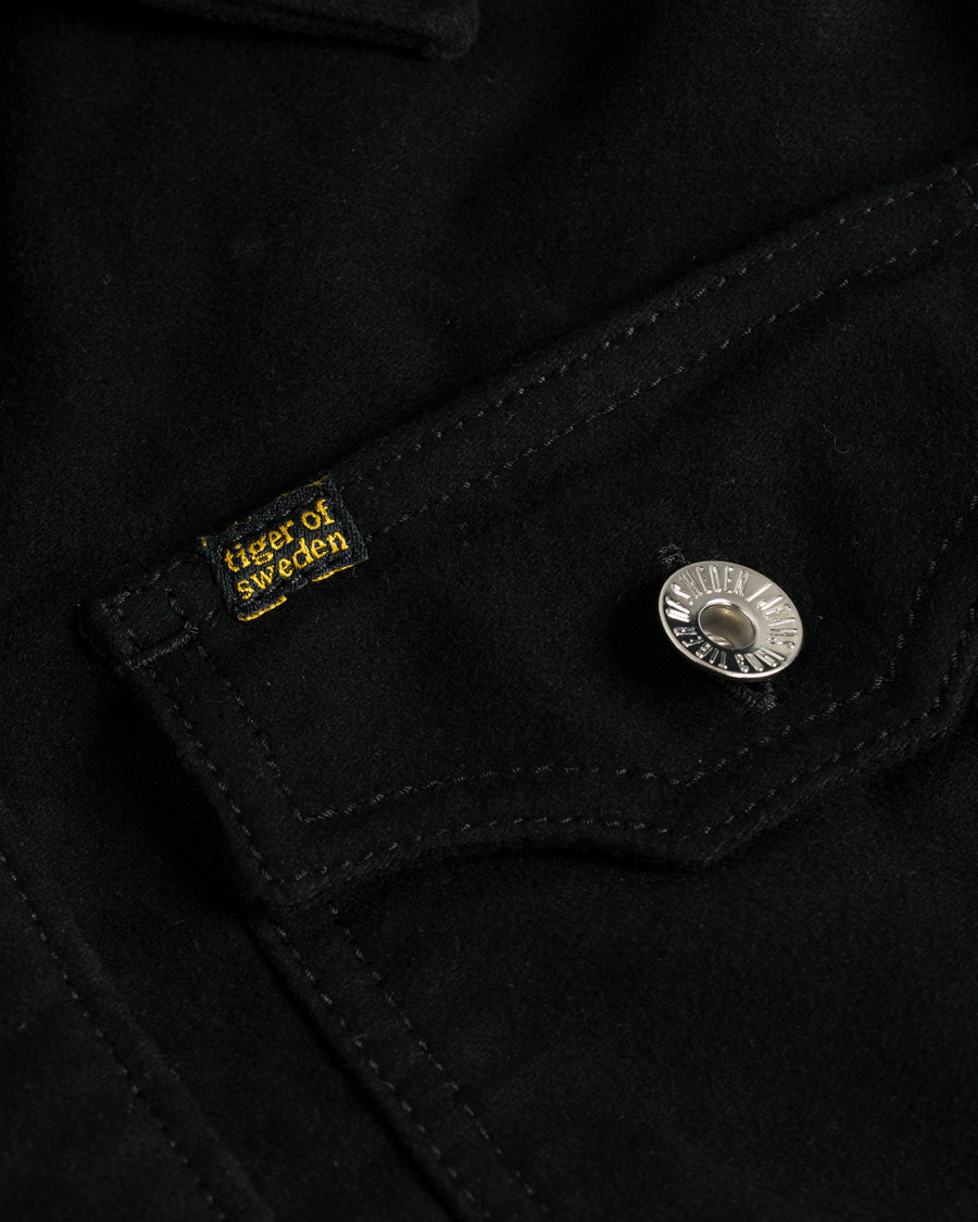 Herren | Jacken | Tiger of Sweden Jeans | Get Moleskin Denim Jacket Black