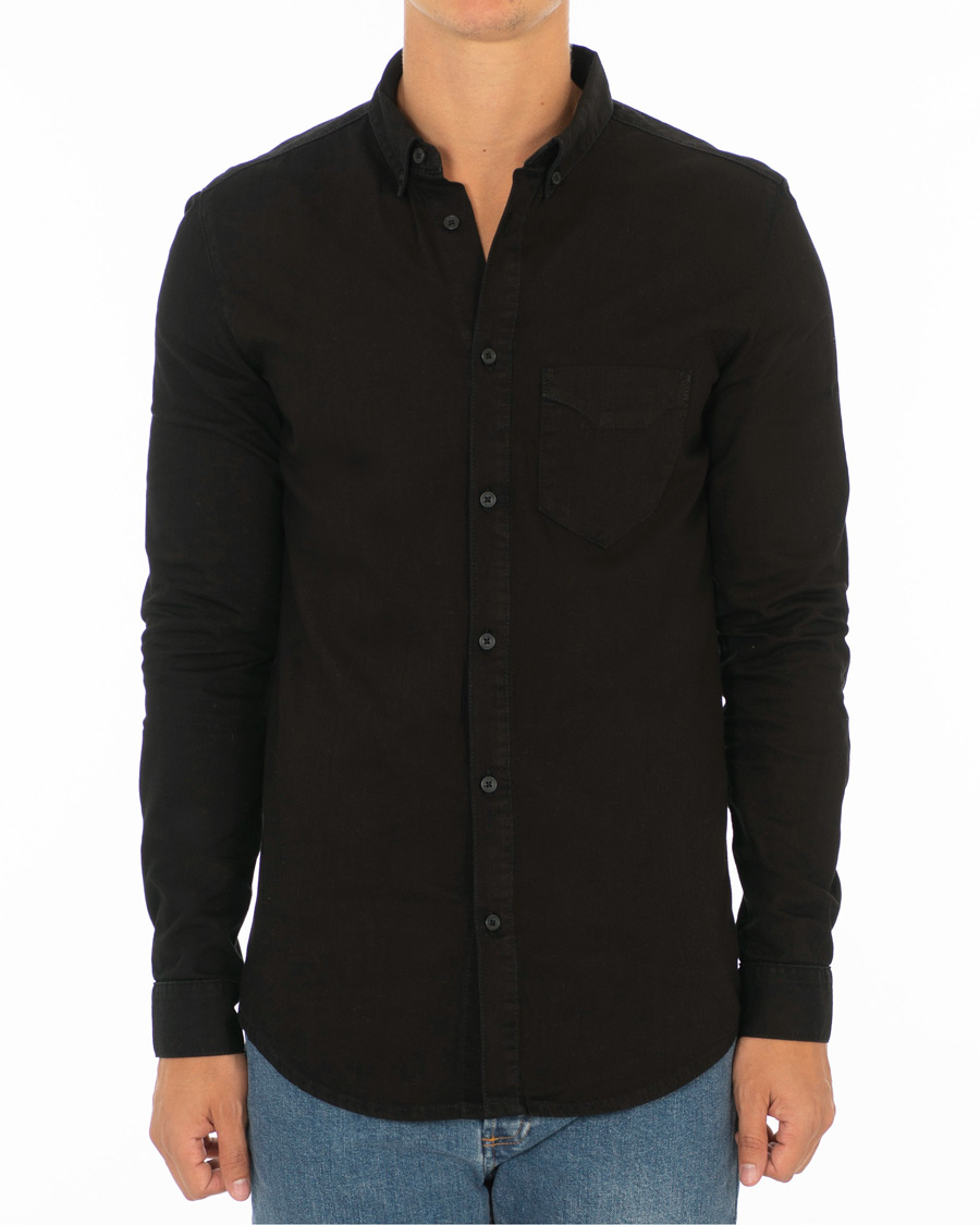 Herren | Hemden | Tiger of Sweden Jeans | Rit Denim Shirt Black