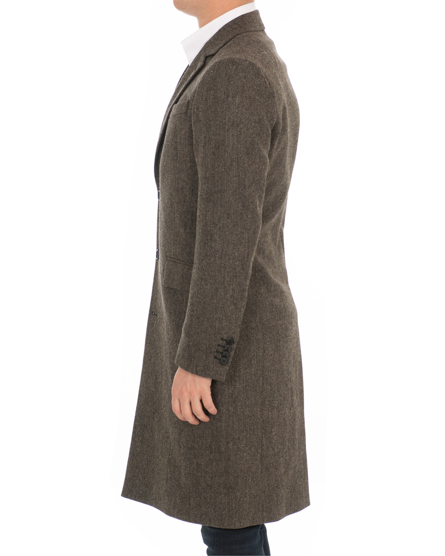 Herren | Jacken | Tiger of Sweden | Coltmar Structured Wool Coat Brown