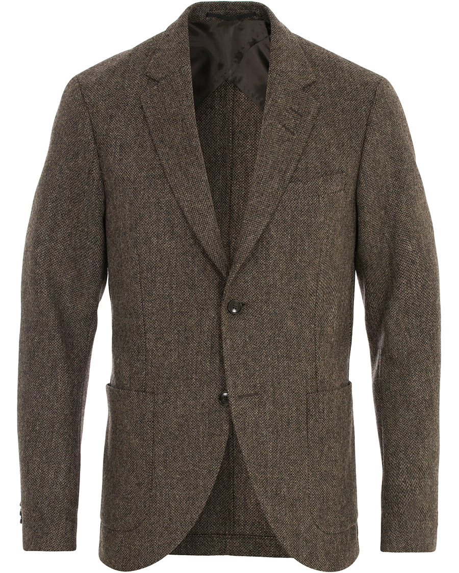 Herren | Sakkos | Tiger of Sweden | Jamot Half Lined Structured Wool Blazer Brown