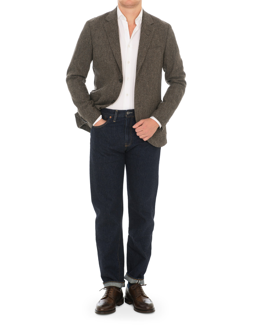 Herren | Sakkos | Tiger of Sweden | Jamot Half Lined Structured Wool Blazer Brown