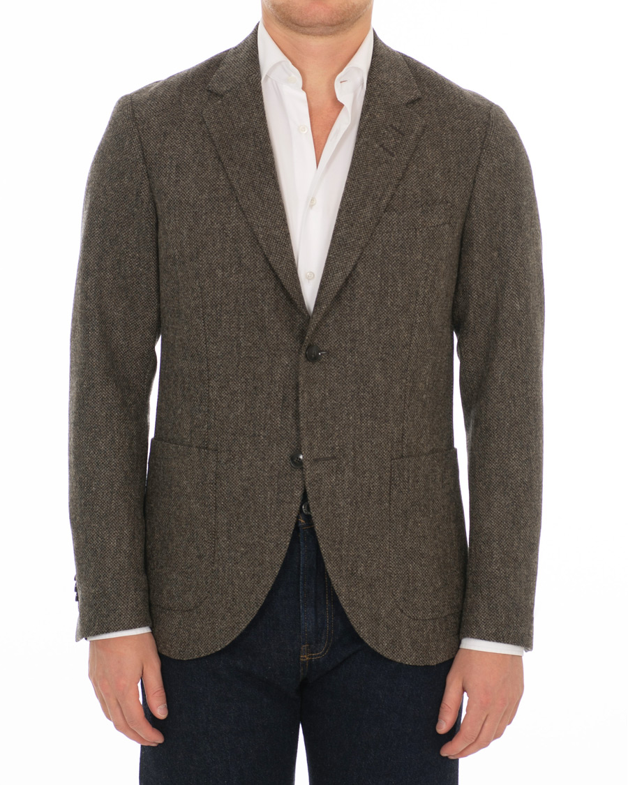 Herren | Sakkos | Tiger of Sweden | Jamot Half Lined Structured Wool Blazer Brown