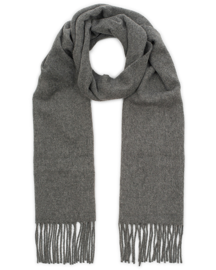 Herren | Tiger of Sweden Berg Wool/Cashmere Scarf Grey | Tiger of Sweden | Berg Wool/Cashmere Scarf Grey
