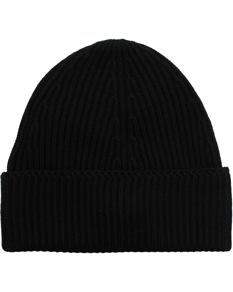 Herren | Tiger of Sweden Hollein Ribbed Wool Benie Black | Tiger of Sweden | Hollein Ribbed Wool Benie Black
