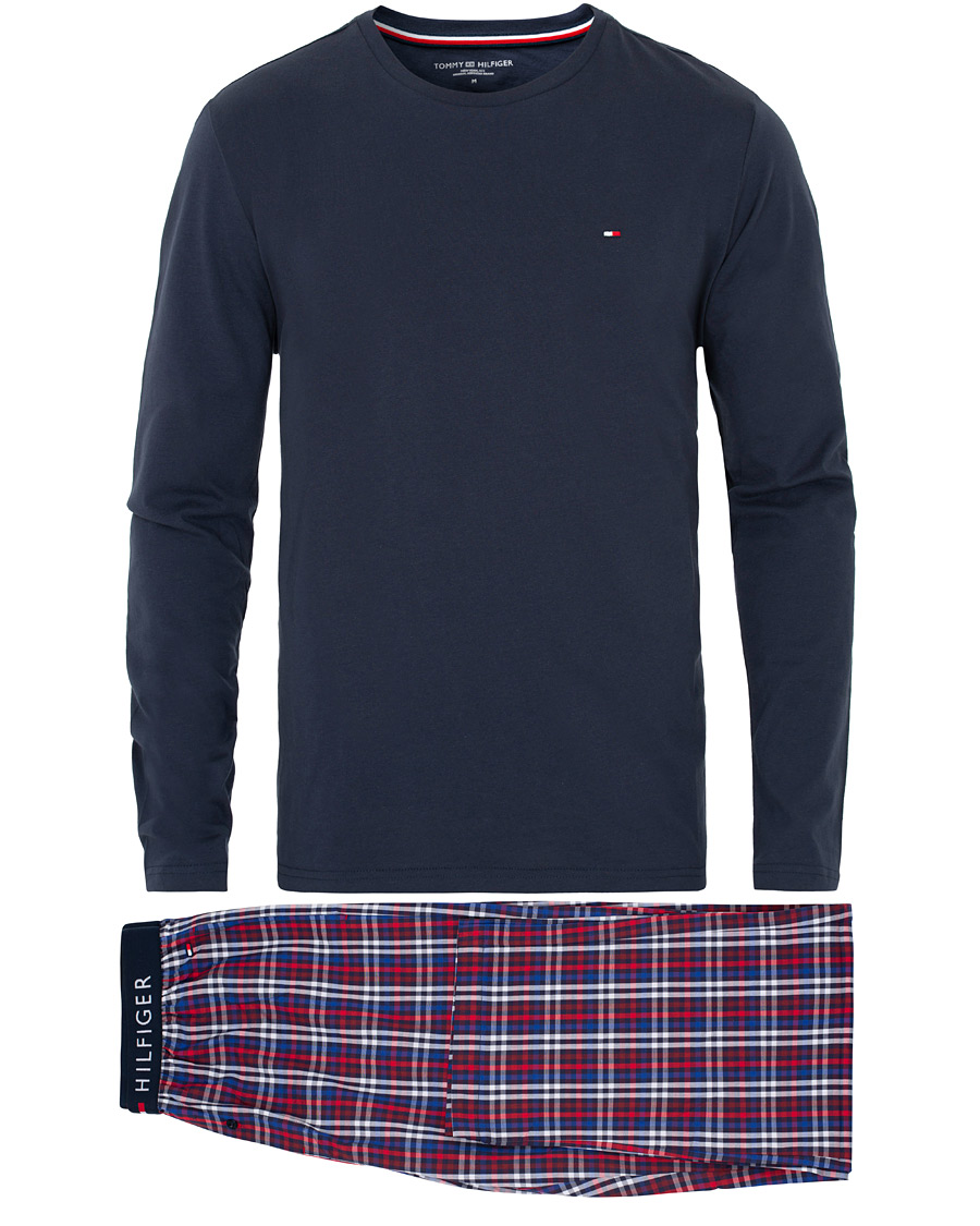 Herren | Unterwäsche | Tommy Hilfiger | Pyjama Set Navy/Red