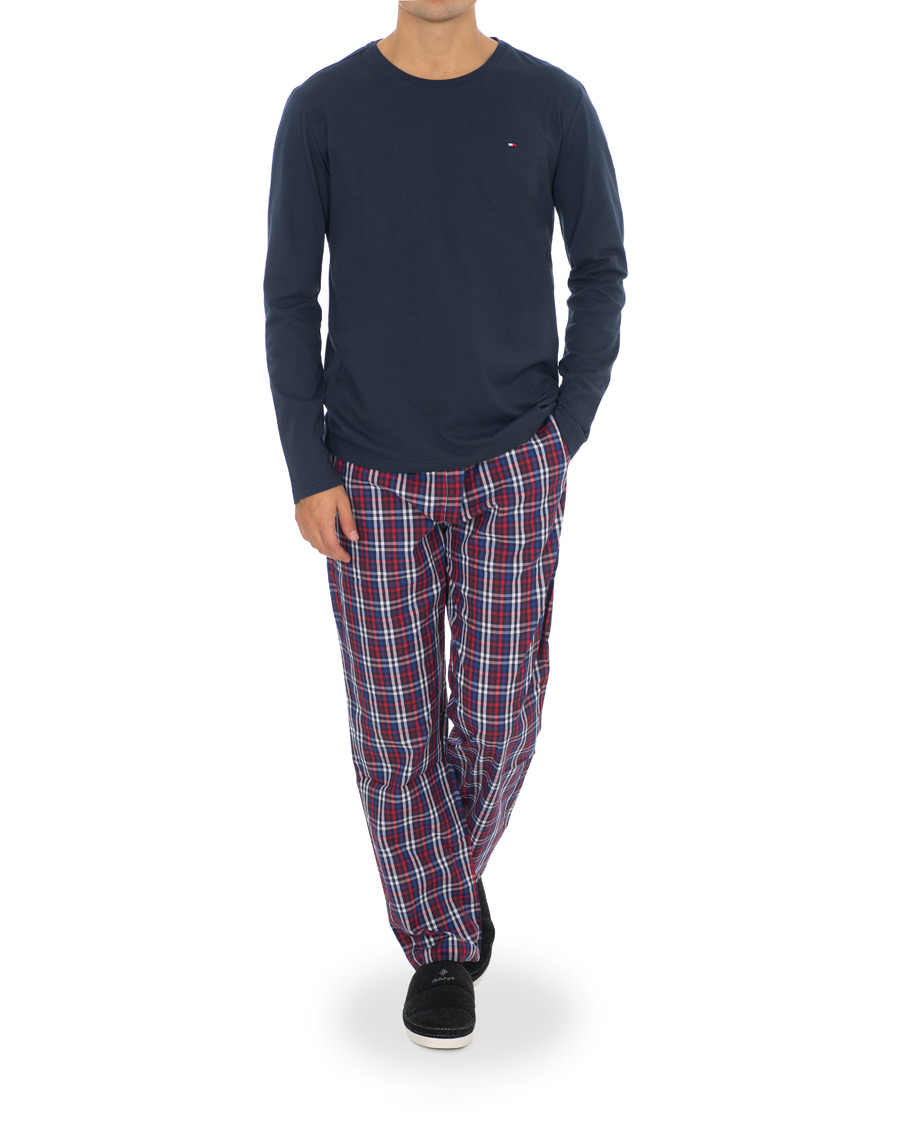 Herren | Unterwäsche | Tommy Hilfiger | Pyjama Set Navy/Red