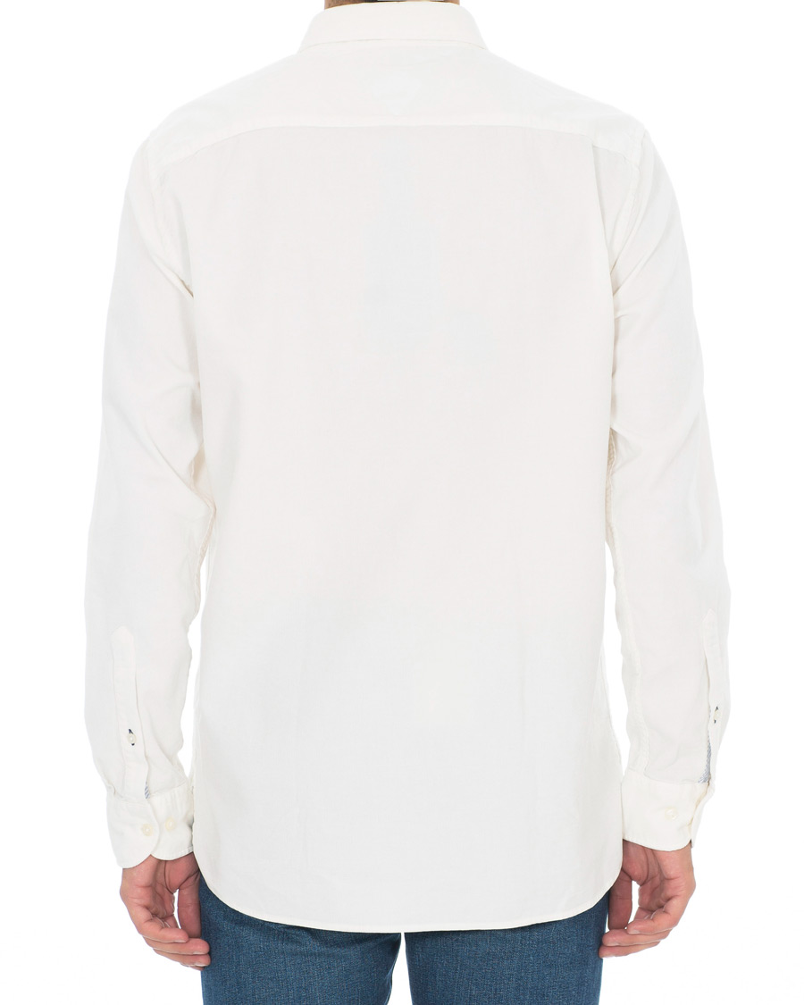 Herren | Hemden | Tommy Hilfiger | Garment Dyed Corduroy Shirt Whisper White