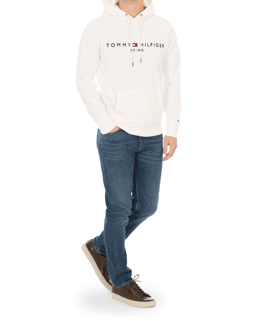 Herren | Pullover | Tommy Hilfiger | Logo Hoodie Snow White