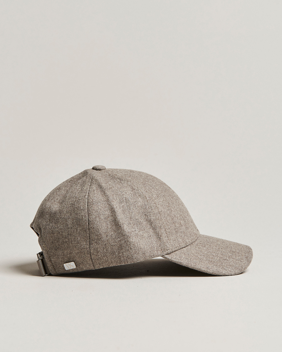 Herren | Varsity Headwear Flannel Baseball Cap Umber Beige | Varsity Headwear | Flannel Baseball Cap Umber Beige
