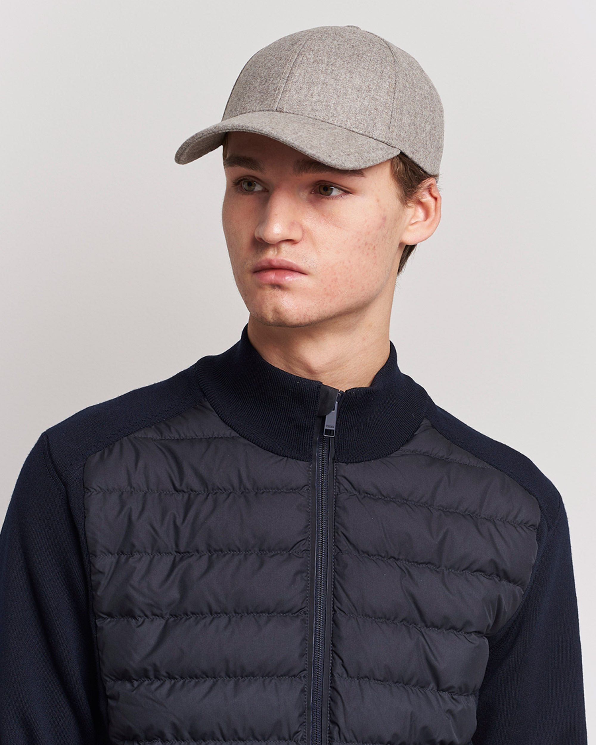 Herren | Varsity Headwear Flannel Baseball Cap Umber Beige | Varsity Headwear | Flannel Baseball Cap Umber Beige