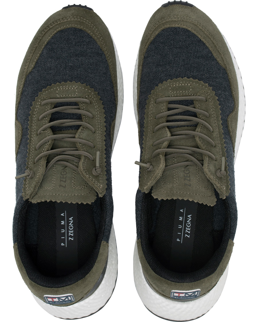 Z Zegna Piuma Running Sneaker Olive bei Care of Carl