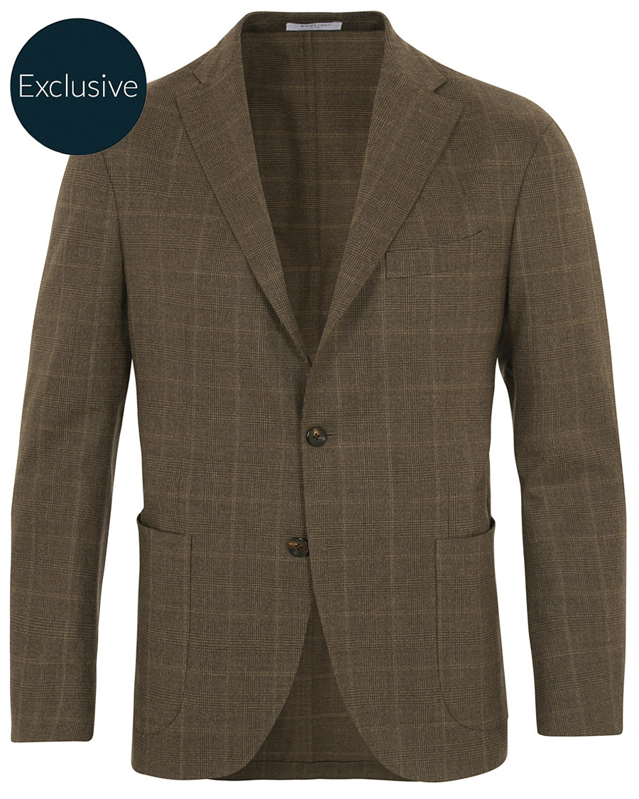 Herren | Sakkos | Boglioli | K Jacket Checked Blazer Brown