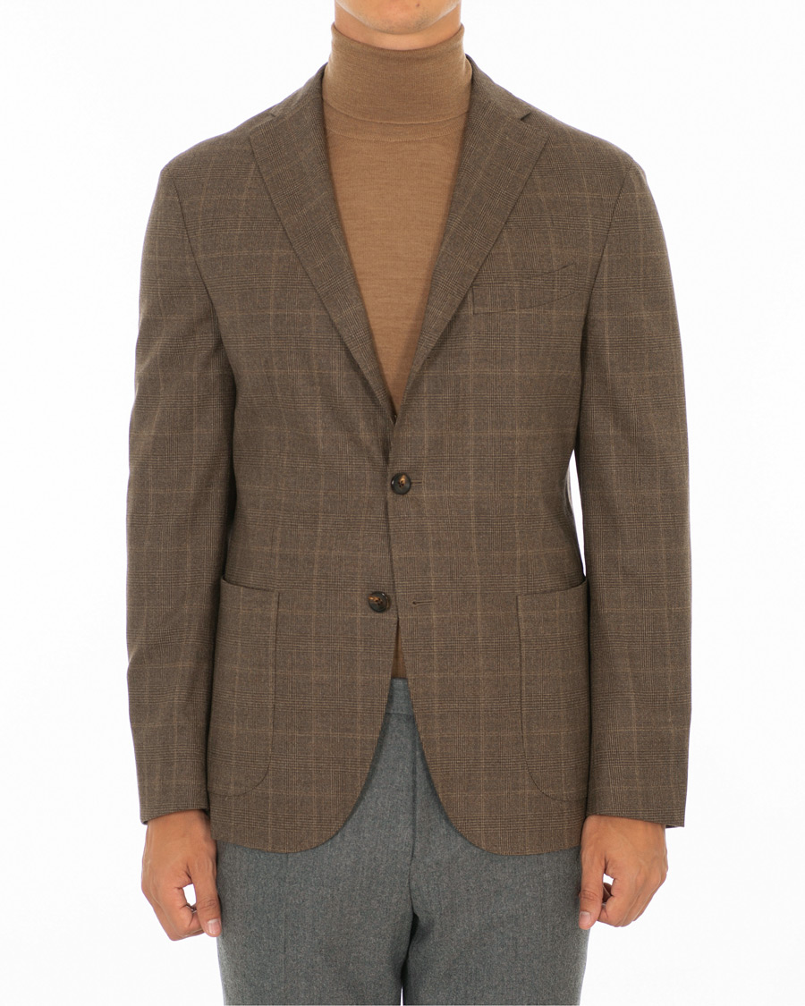 Herren | Sakkos | Boglioli | K Jacket Checked Blazer Brown