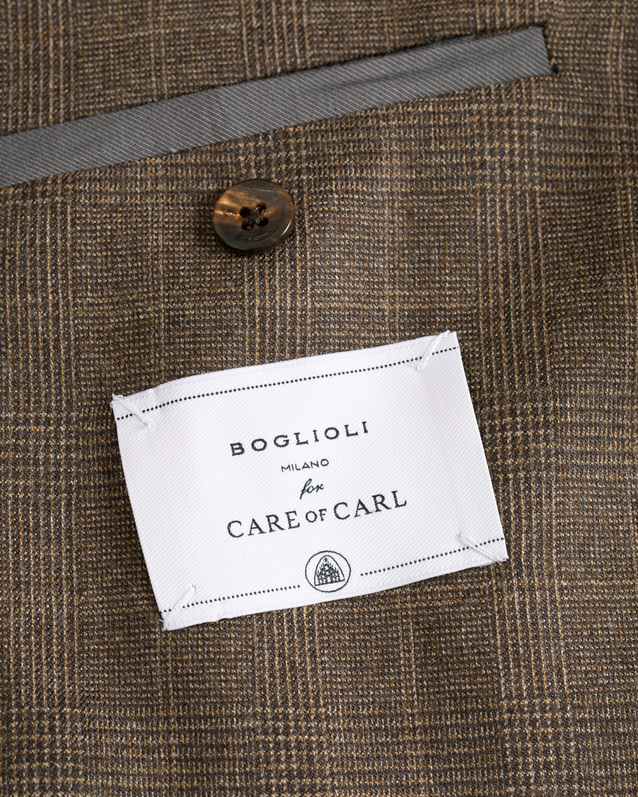 Herren | Sakkos | Boglioli | K Jacket Checked Blazer Brown