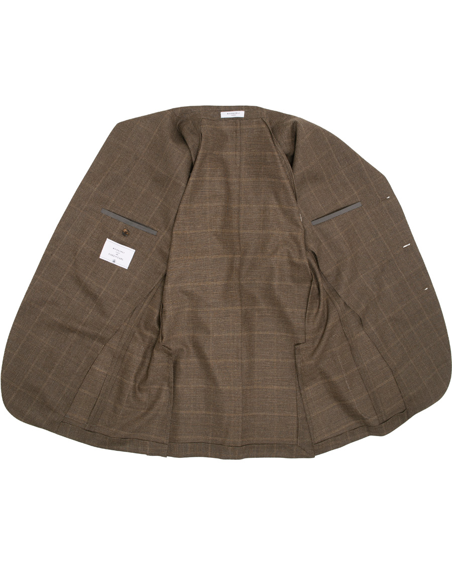 Herren | Sakkos | Boglioli | K Jacket Checked Blazer Brown
