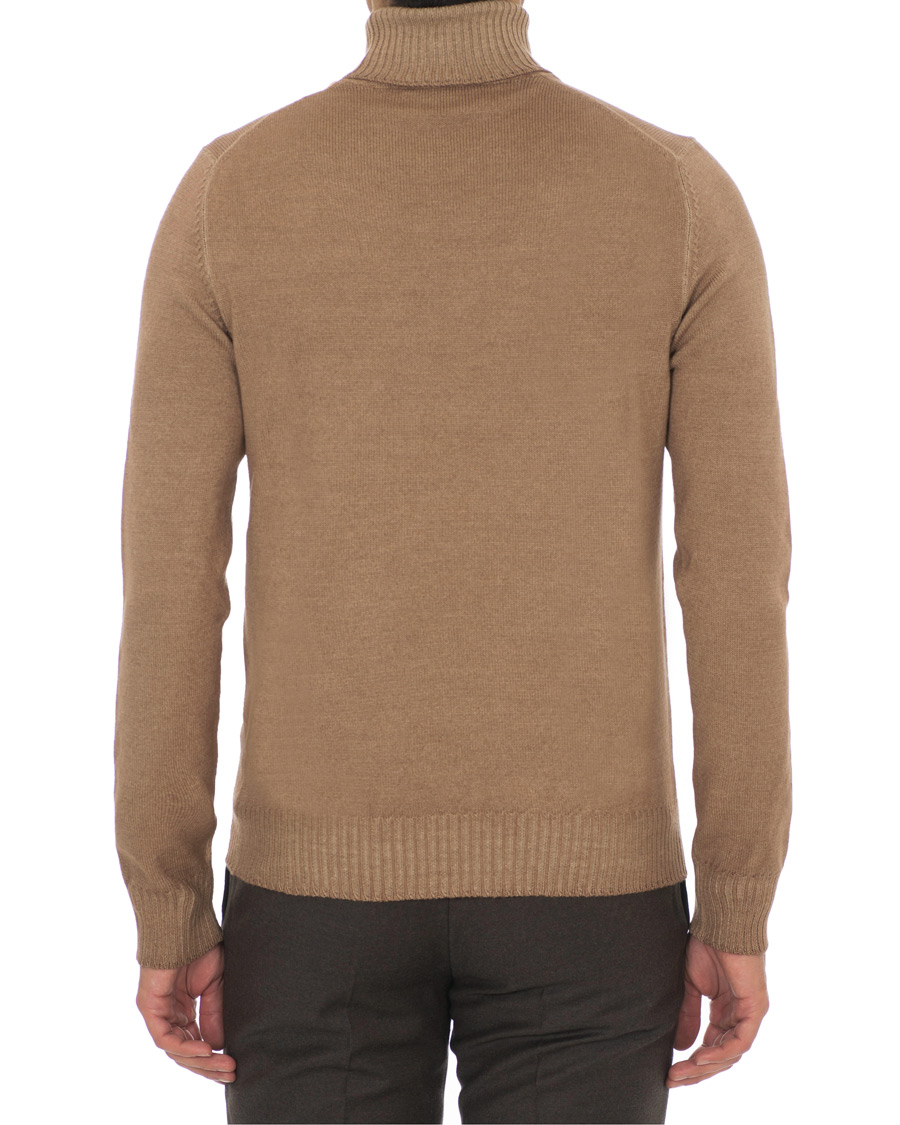 Herren | Pullover | Gran Sasso | Vintage Merino Knitted Rollneck Camel
