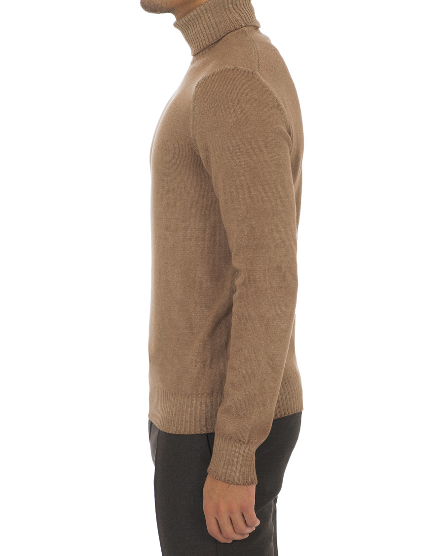 Herren | Pullover | Gran Sasso | Vintage Merino Knitted Rollneck Camel