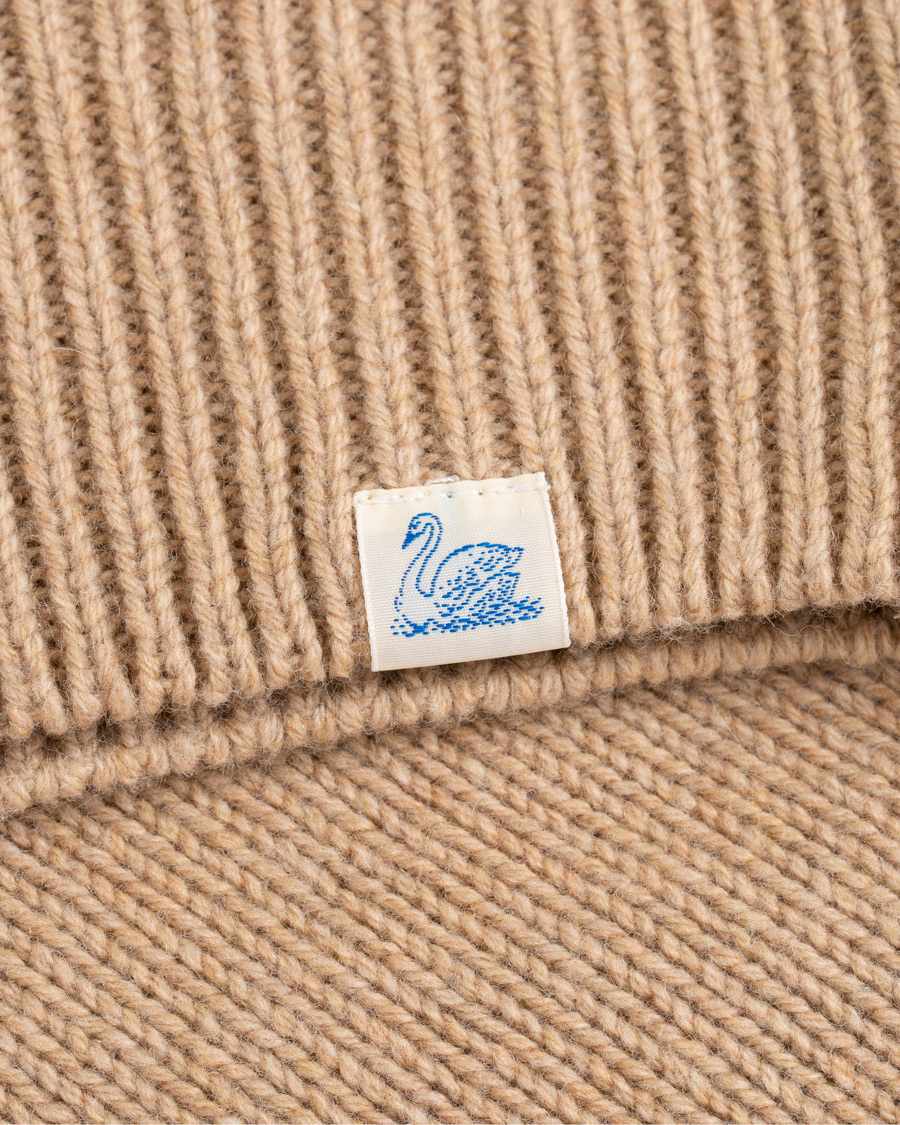 Herren | Pullover | Merz b. Schwanen | Classic Merino/Cashmere Turtleneck Pullover Toffee