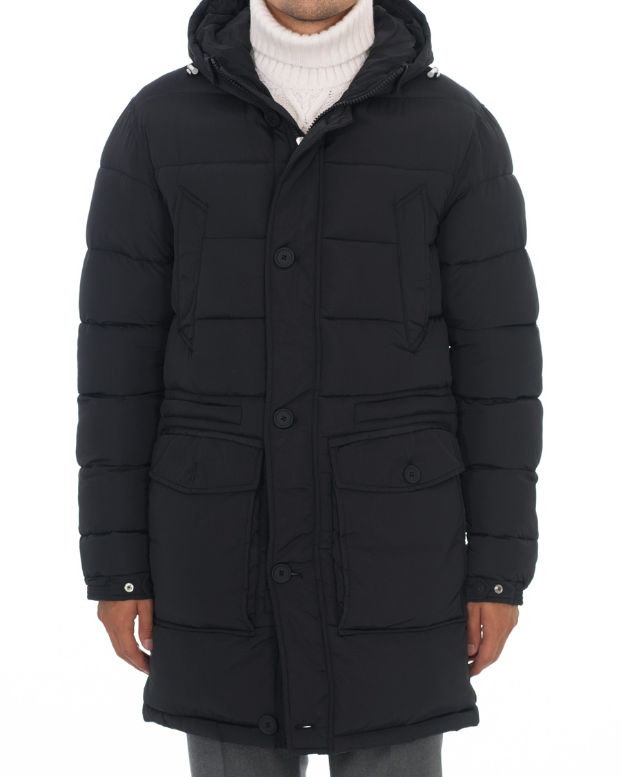 Herren | Jacken | Oscar Jacobson | Clayton Lightweight Puffer Coat Black