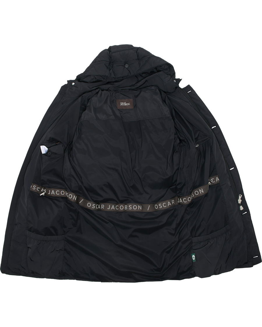 Herren | Jacken | Oscar Jacobson | Clayton Lightweight Puffer Coat Black