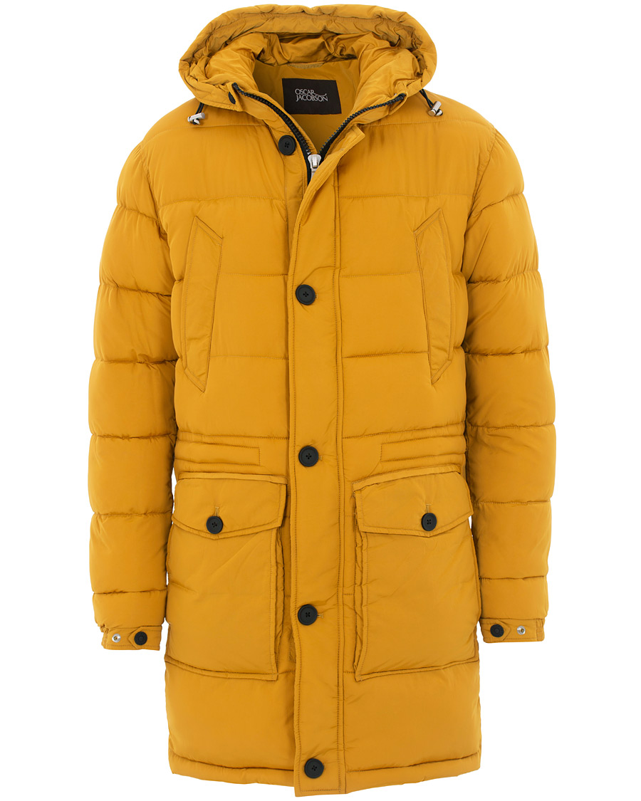 Herren | Jacken | Oscar Jacobson | Clayton Lightweight Puffer Coat Yellow