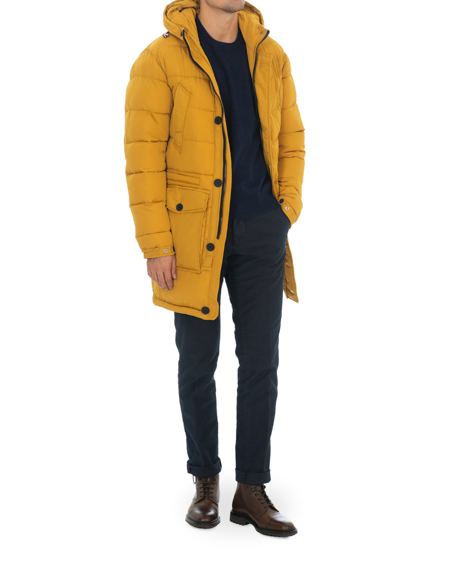 Herren | Jacken | Oscar Jacobson | Clayton Lightweight Puffer Coat Yellow