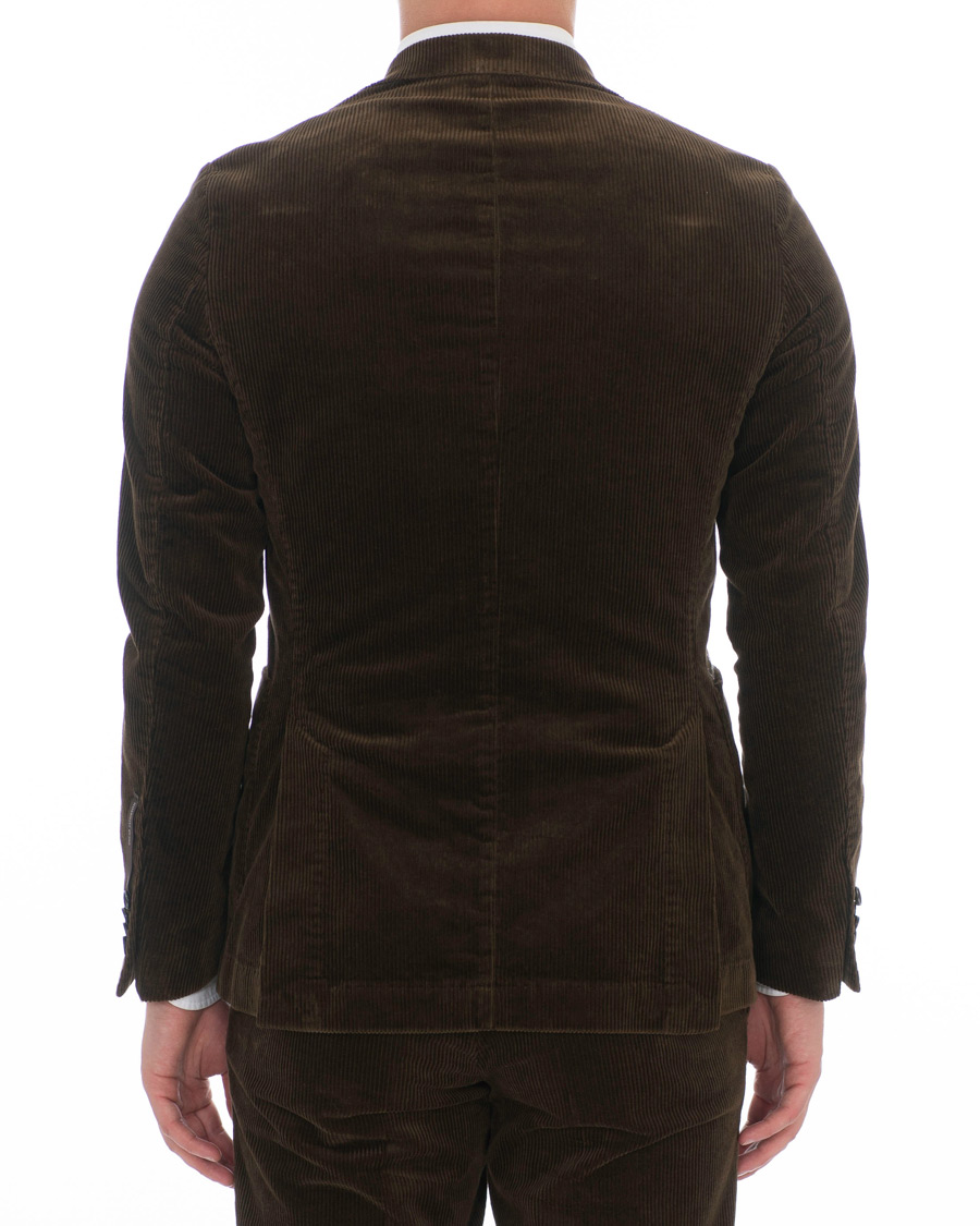 Herren | Sakkos | Oscar Jacobson | Einar Patch Pocket Corduroy Blazer Tobacco