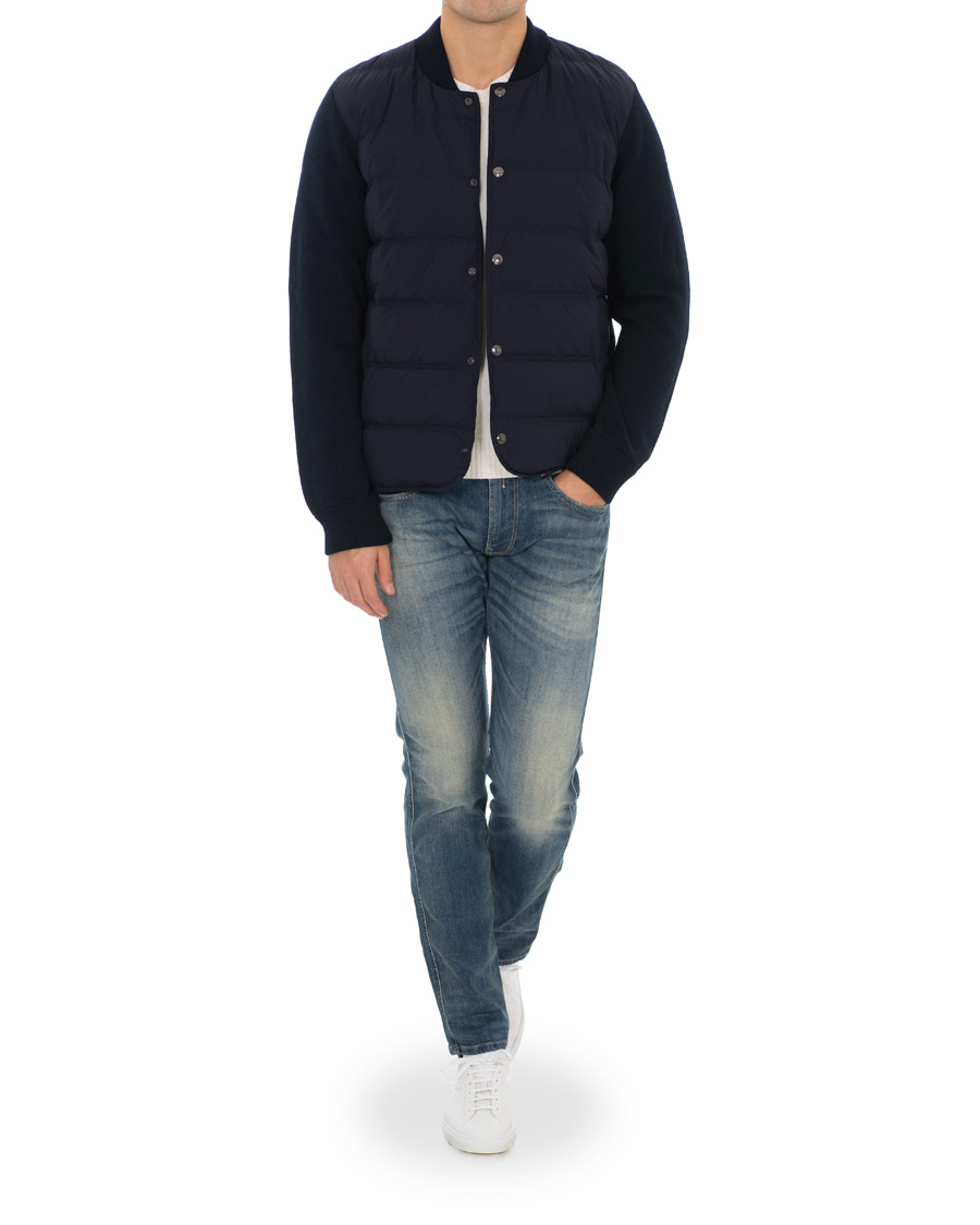 Herren | Jacken | Paul Smith | Hybrid Down Bomber Jacket Navy
