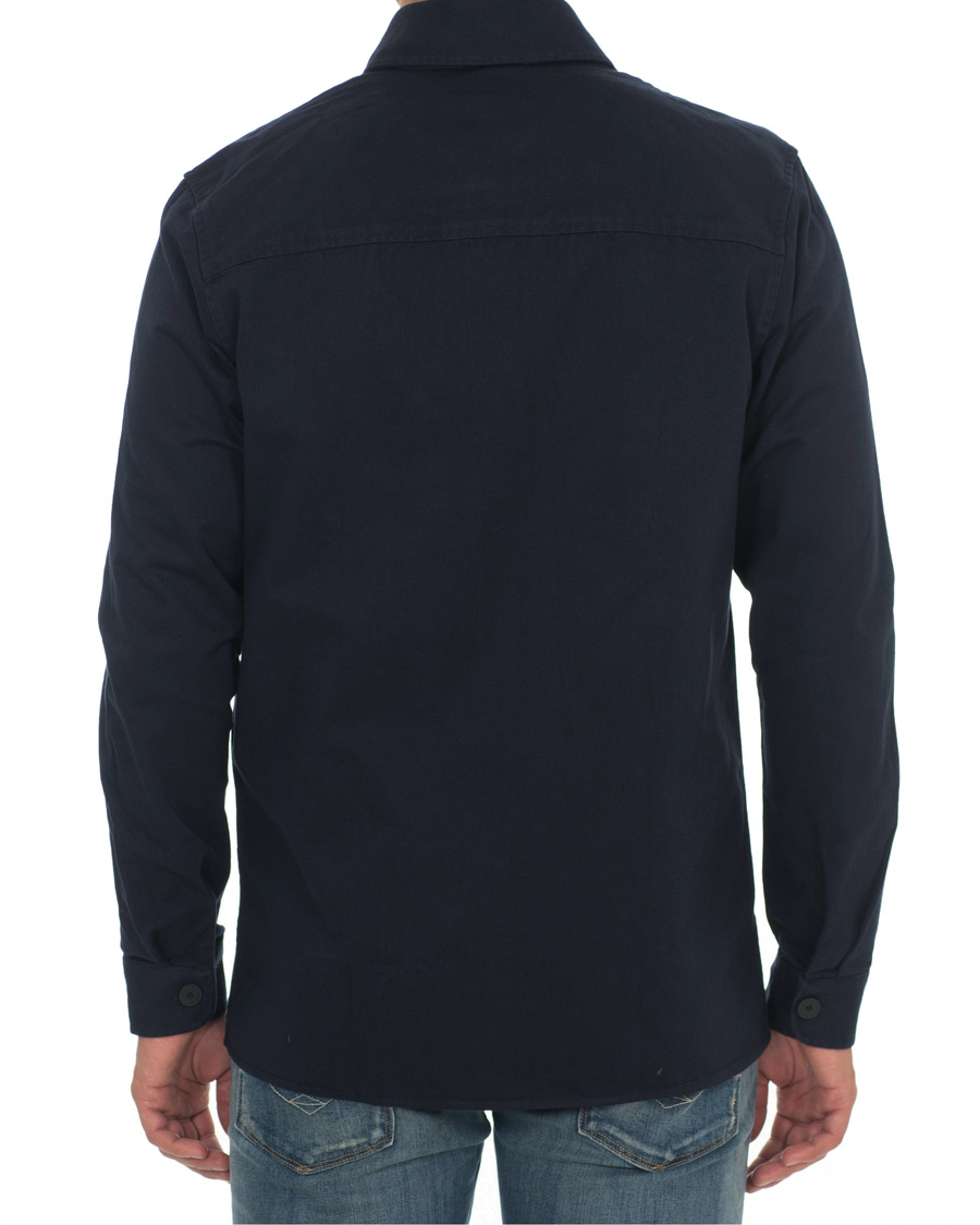 Herren | Hemden | Samsøe Samsøe | Samsøe & Samsøe Waltones Cotton Overshirt Night Sky