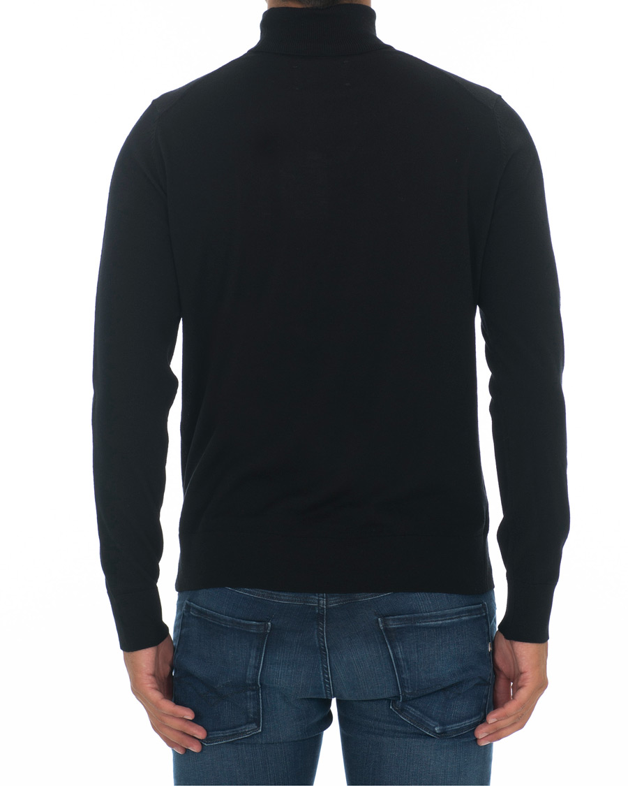 Herren | Pullover | Samsøe Samsøe | Samsøe & Samsøe Flemming Superfine Merino Wool Roll Neck Black