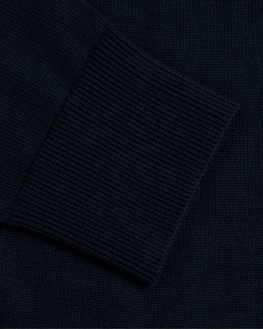 Herren | Pullover | Samsøe Samsøe | Samsøe & Samsøe Sei Structured Wool Crew Neck Night Sky