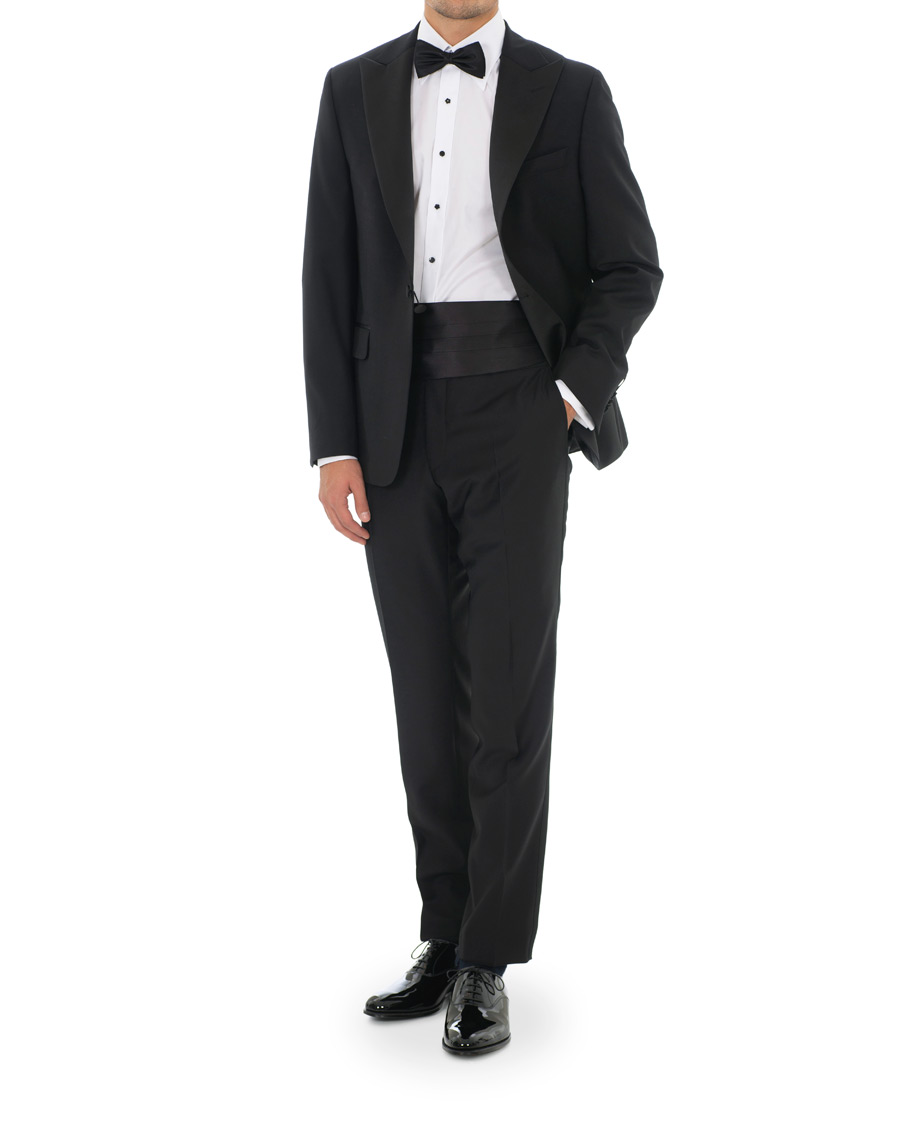 Herren | Hemden | Stenströms | Slimline Jaquard Evening Shirt White