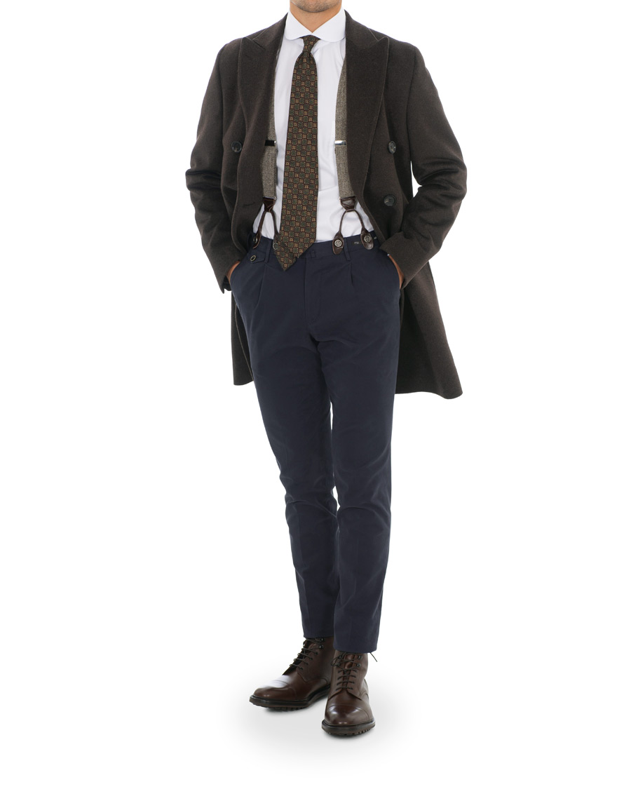 Herren | Hemden | Stenströms | Slimline Club Collar Shirt White