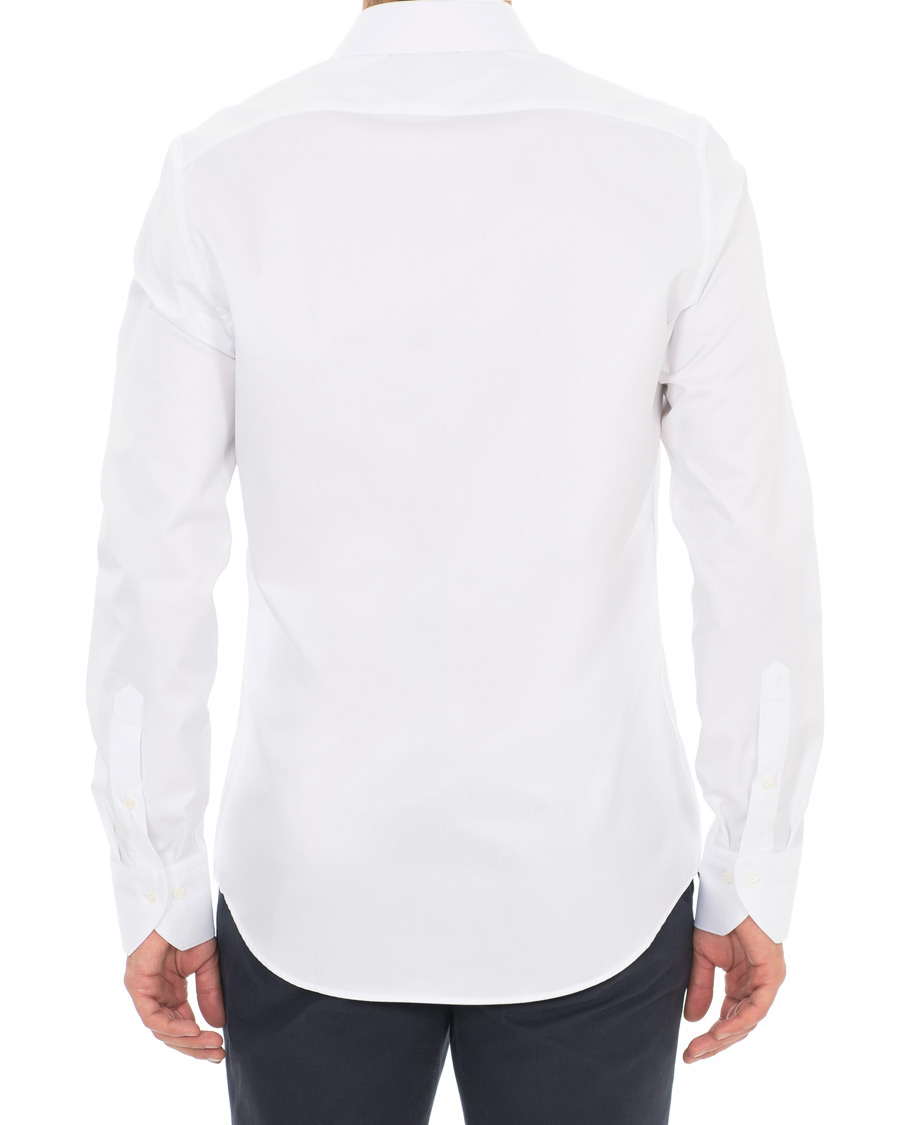 Herren | Hemden | Stenströms | Slimline Club Collar Shirt White