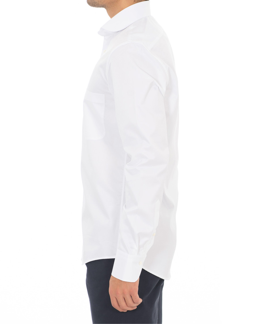 Herren | Hemden | Stenströms | Slimline Club Collar Shirt White