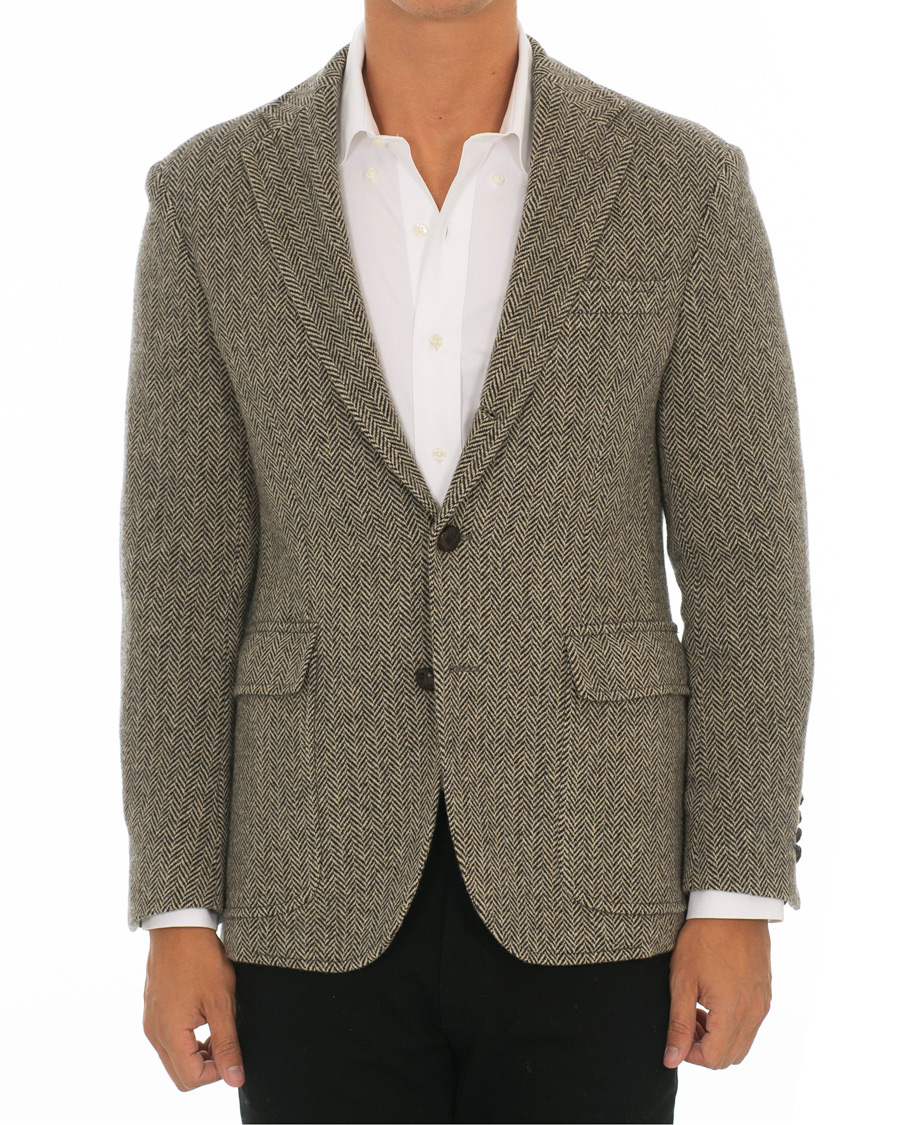 Herren | Sakkos | Polo Ralph Lauren | Harvard Herringbone Blazer Black/White
