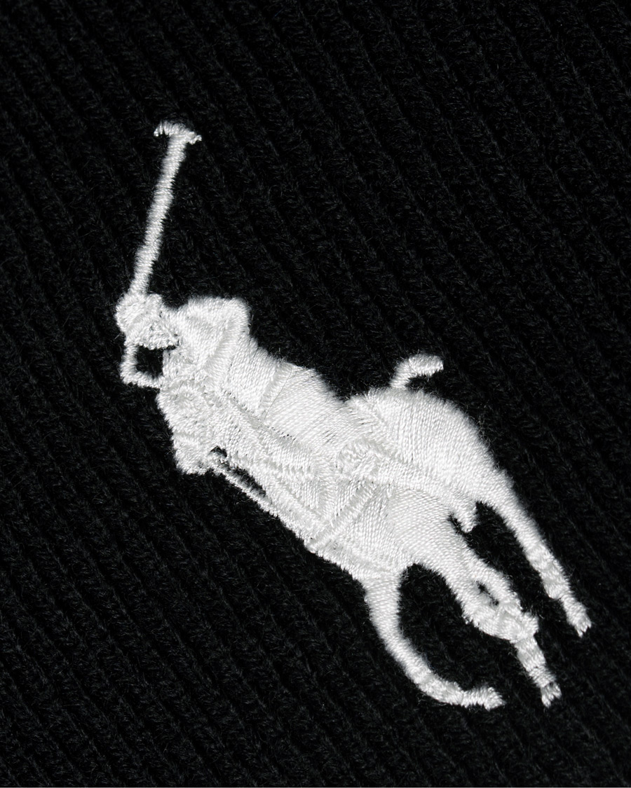 Herren | Polo Ralph Lauren Big Pony Beanie Black | Polo Ralph Lauren | Big Pony Beanie Black