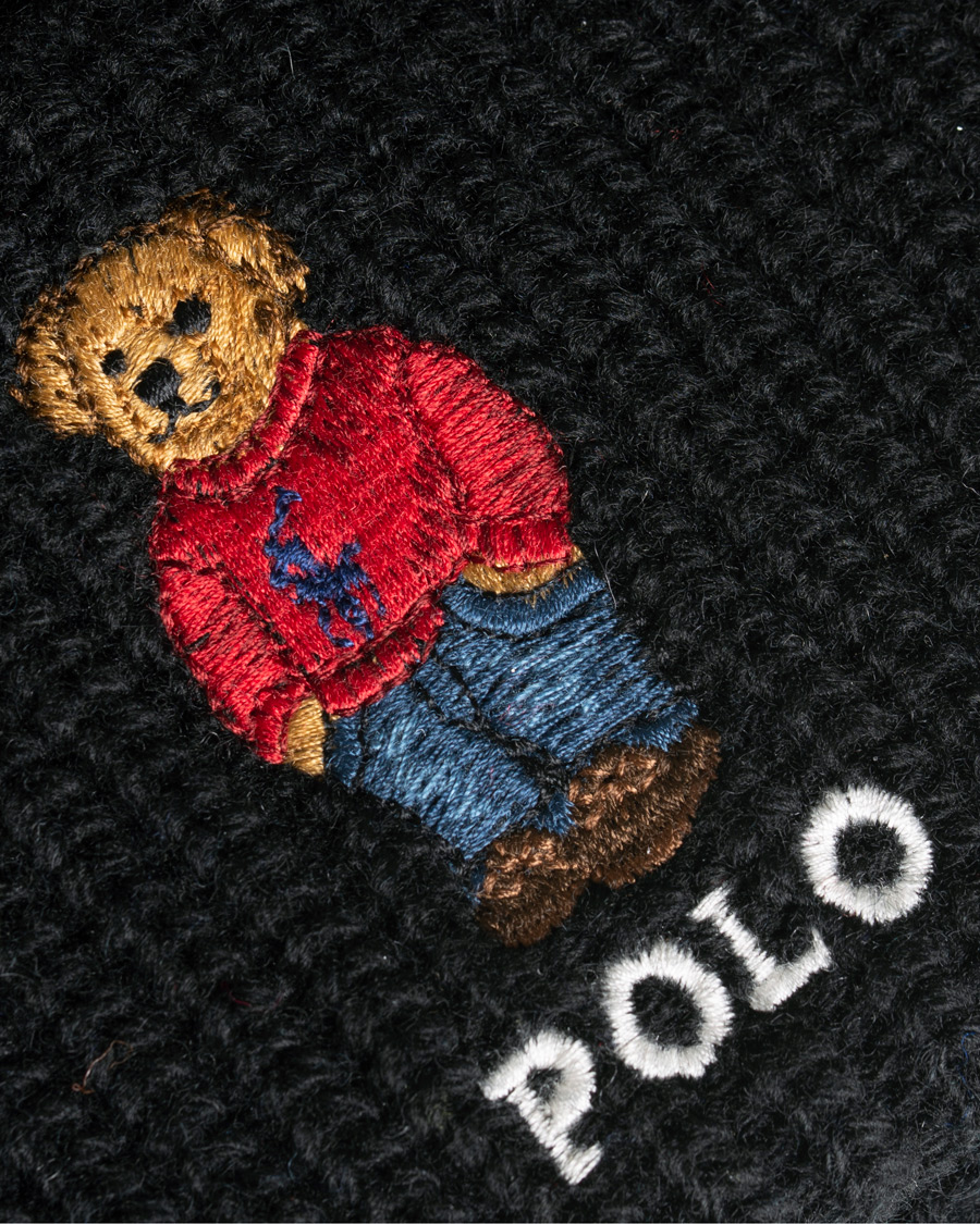 Herren | Polo Ralph Lauren Bear Beanie Black | Polo Ralph Lauren | Bear Beanie Black