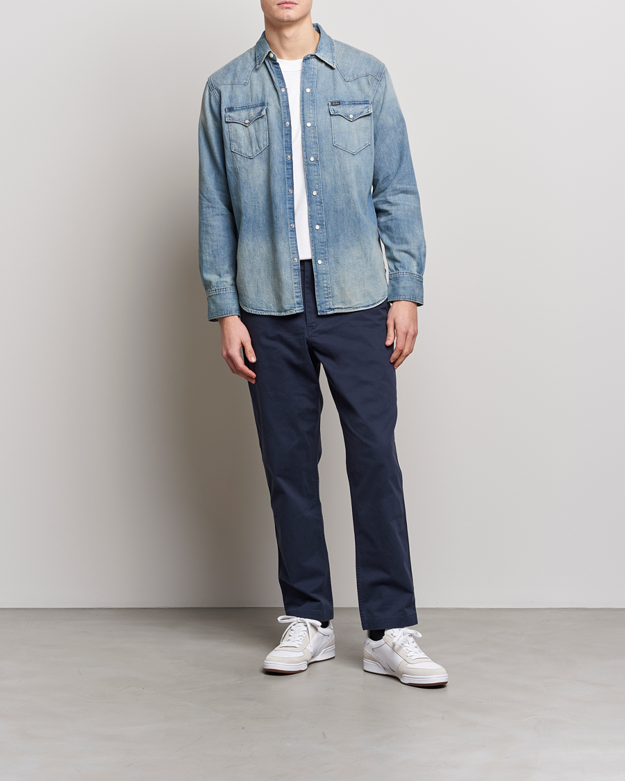 Herren | Hemden | Polo Ralph Lauren | Icon Wester Denim Shirt Light Blue