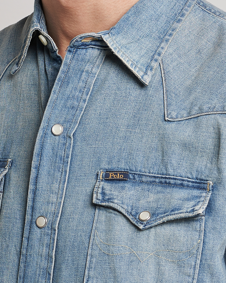 Herren | Hemden | Polo Ralph Lauren | Icon Wester Denim Shirt Light Blue